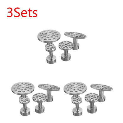5-1Sets Car Body Paintless Dent Hail Buckle Aluminum Alloy Glue Puller Tabs Remover Automobile Repair Tools for SUV 4X4 Truck