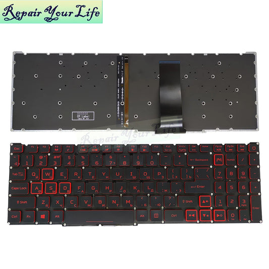 PT-BR Brazil US RU Backlit Keyboard for  Nitro 5 AN515-54 AN515-43 AN517-52 AN517-51 AN517-54 AN715-51 Spain LA IT TR GR FR