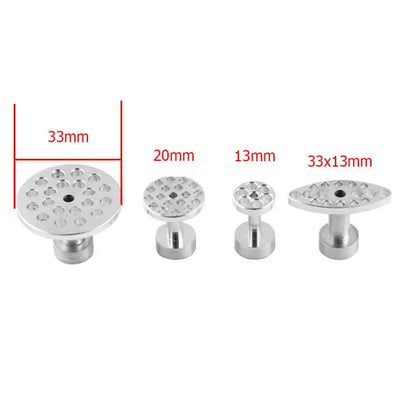 5-1Sets Car Body Paintless Dent Hail Buckle Aluminum Alloy Glue Puller Tabs Remover Automobile Repair Tools for SUV 4X4 Truck